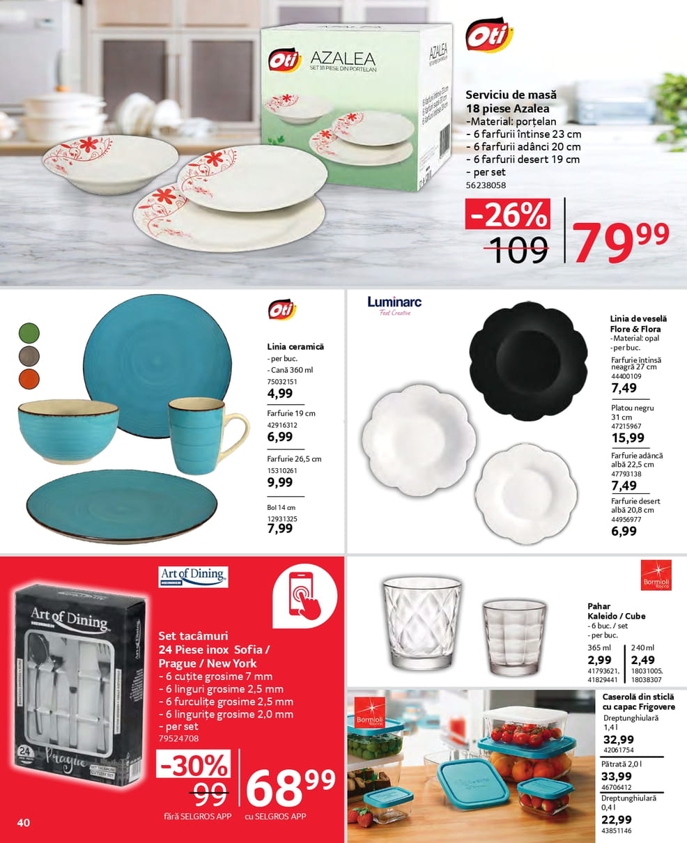 catalog Selgros nealimentar
